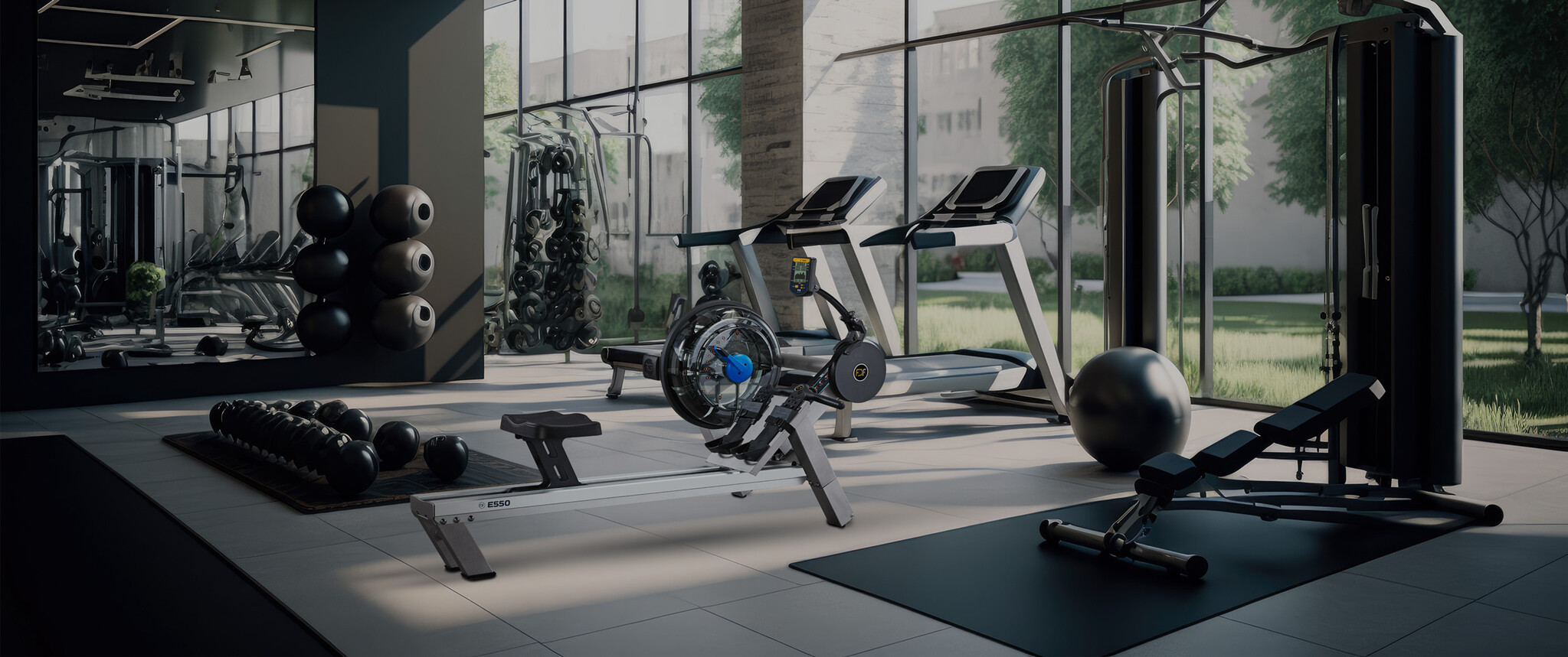 Fluid Rower Evolution E550 - Rowing Machine with 10 Resistance Levels ...