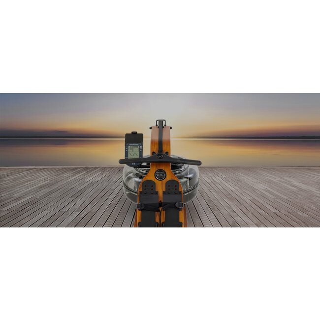 Fluid Rower Viking Pro V met smartphone houder
