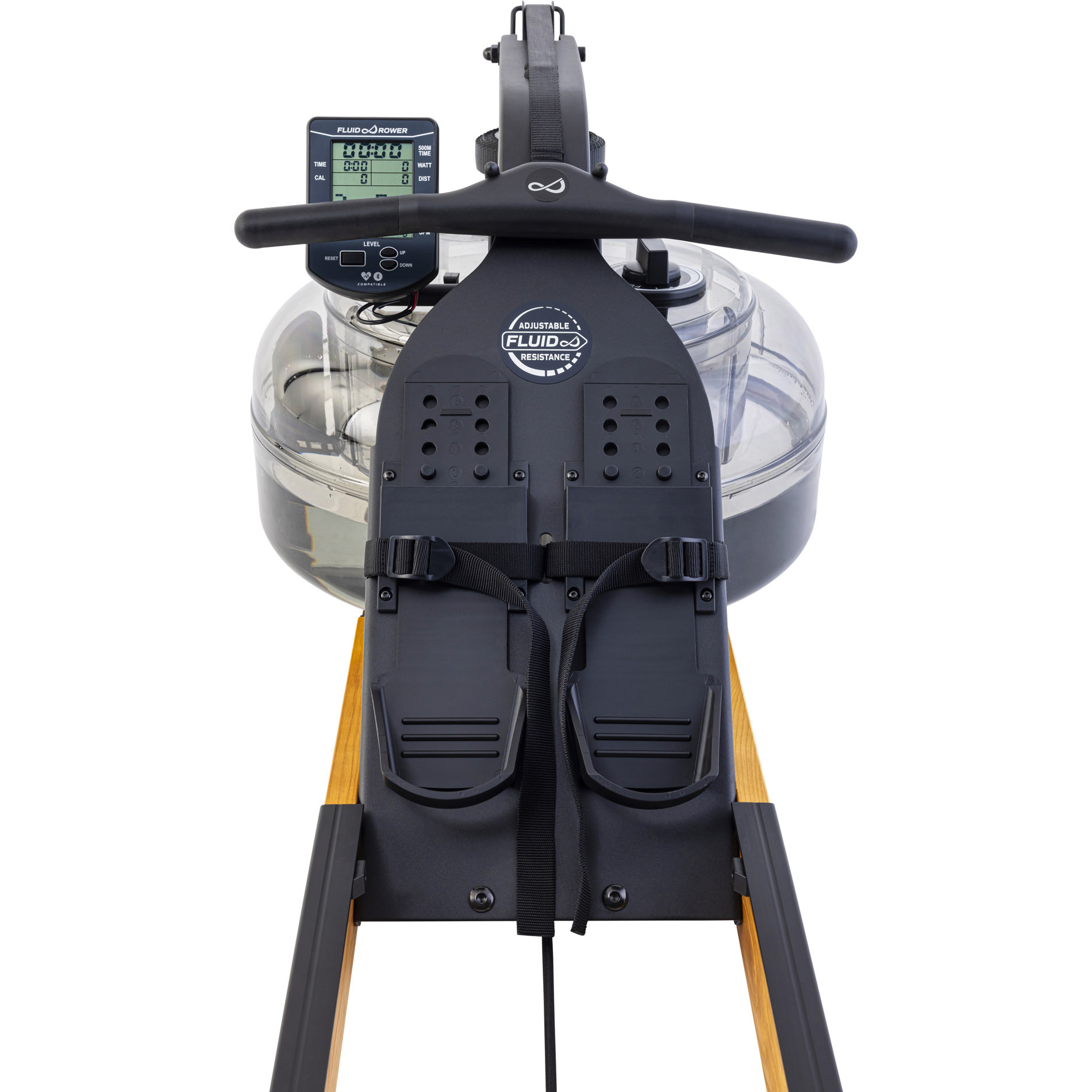 Fluid Rower Apollo XL - Rowing Machine with 10 Resistance Levels - Fluid