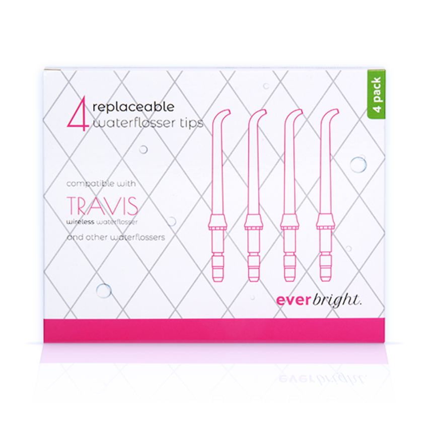 Everbright Vervangende Waterflosser Tips - 4 stuks Everbright Everbright Vervangende Waterflosser Tips - 4 stuks