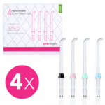 Everbright Vervangende Waterflosser Tips - 4 stuks Everbright Everbright Vervangende Waterflosser Tips - 4 stuks