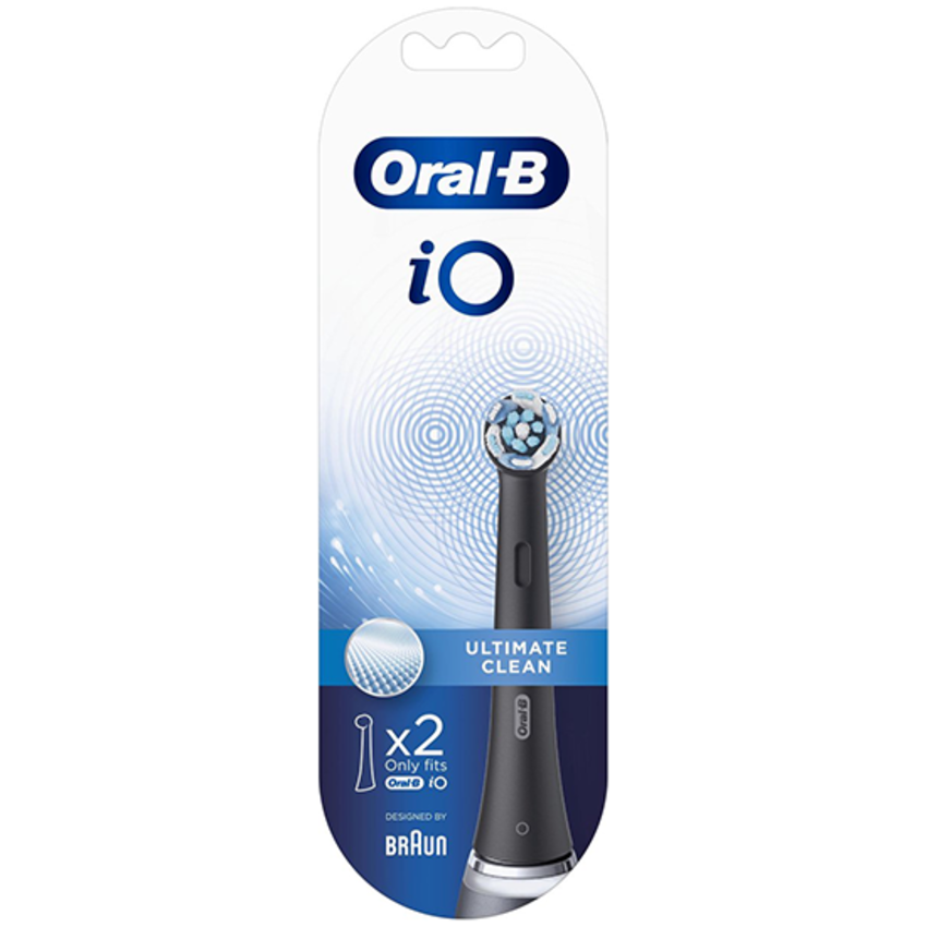 Oral-B Oral-B iO Ultimate Clean Black Opzetborstels - 2 stuks