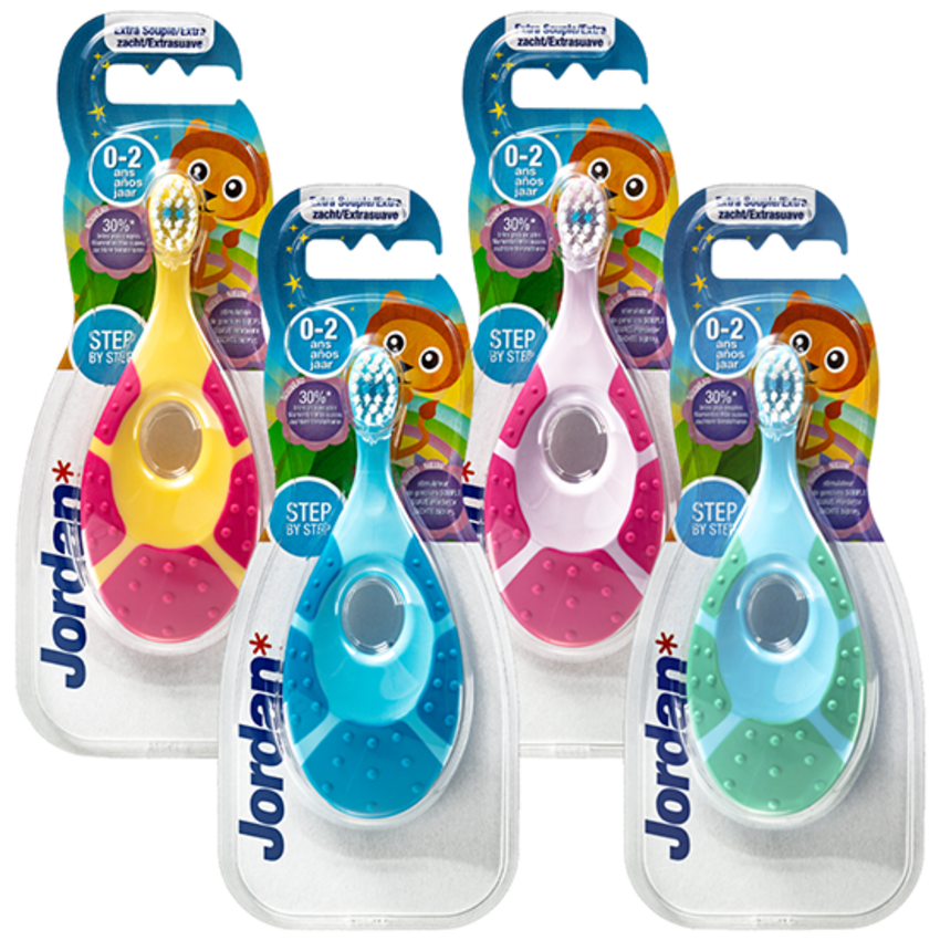 Jordan Jordan Baby Tandenborstel - Step by Step 0-2 jaar