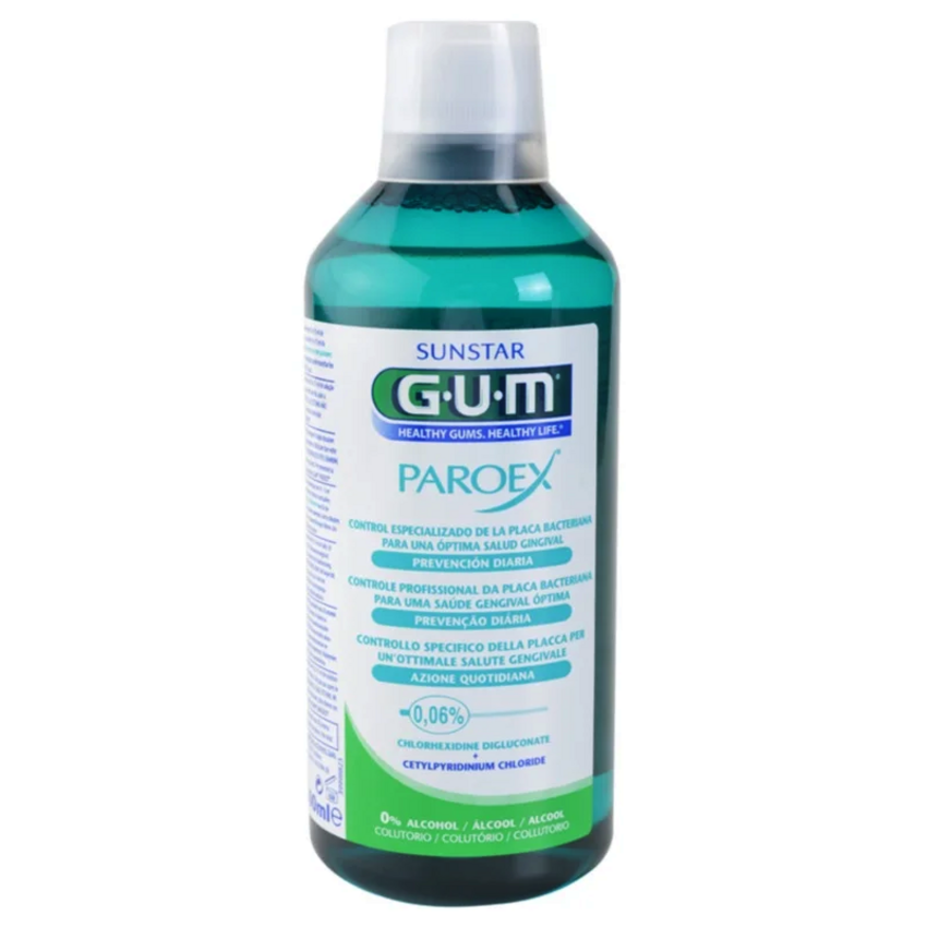 GUM GUM Paroex Mondspoeling 0,06% Chloorhexidine - 500 ml