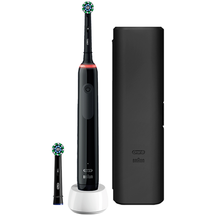 Oral-B Oral-B PRO 3 3500 Black Cross Action + Reisetui