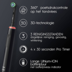 Oral-B Oral-B PRO 3 3500 Black Cross Action + Reisetui