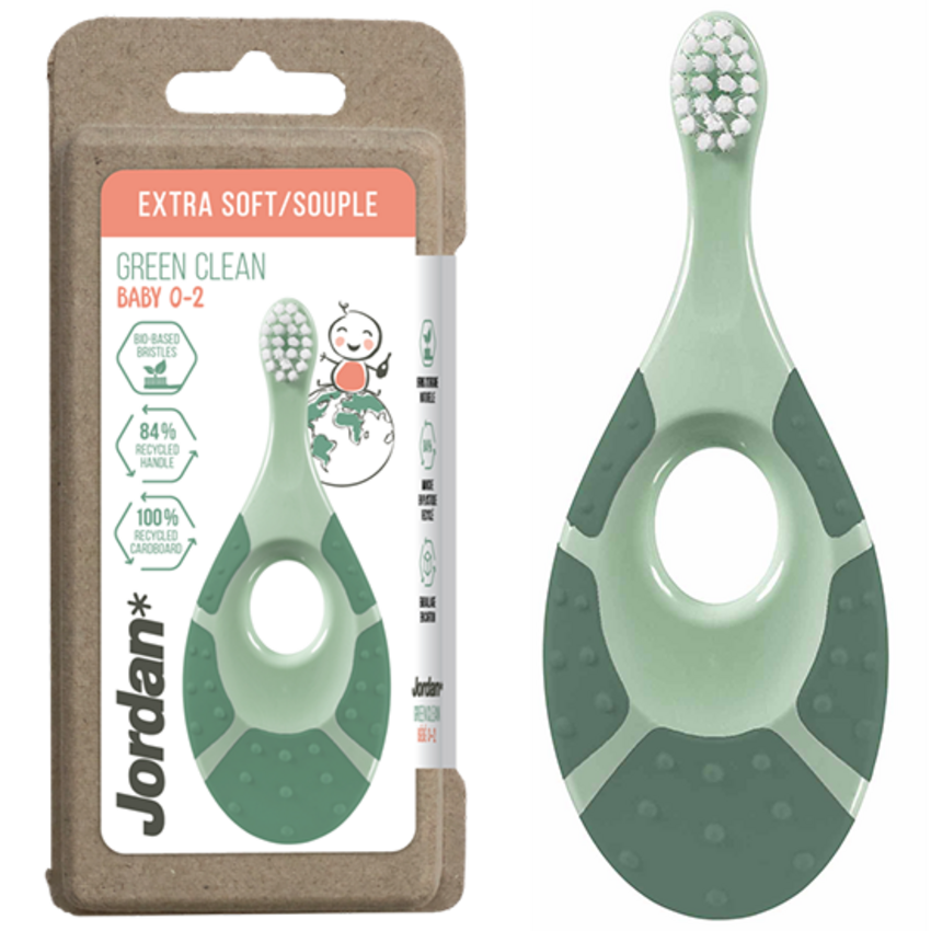 Jordan Jordan Green Clean Baby Tandenborstel - 0-2 jaar