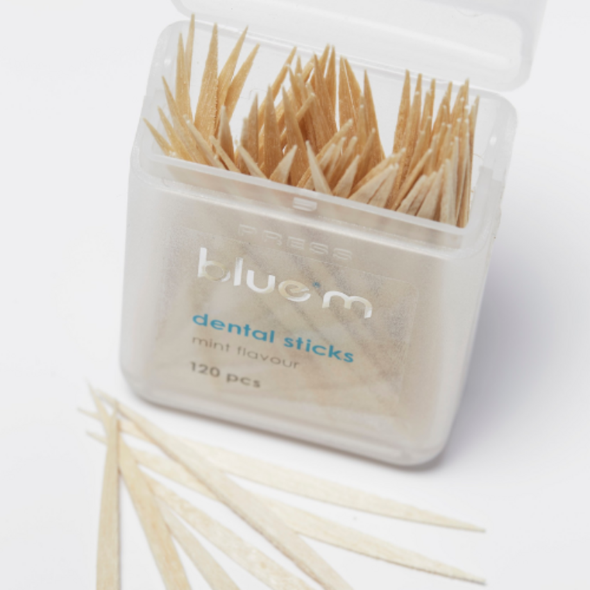BlueM BlueM Dental Tandenstokers Mint - 120 stuks