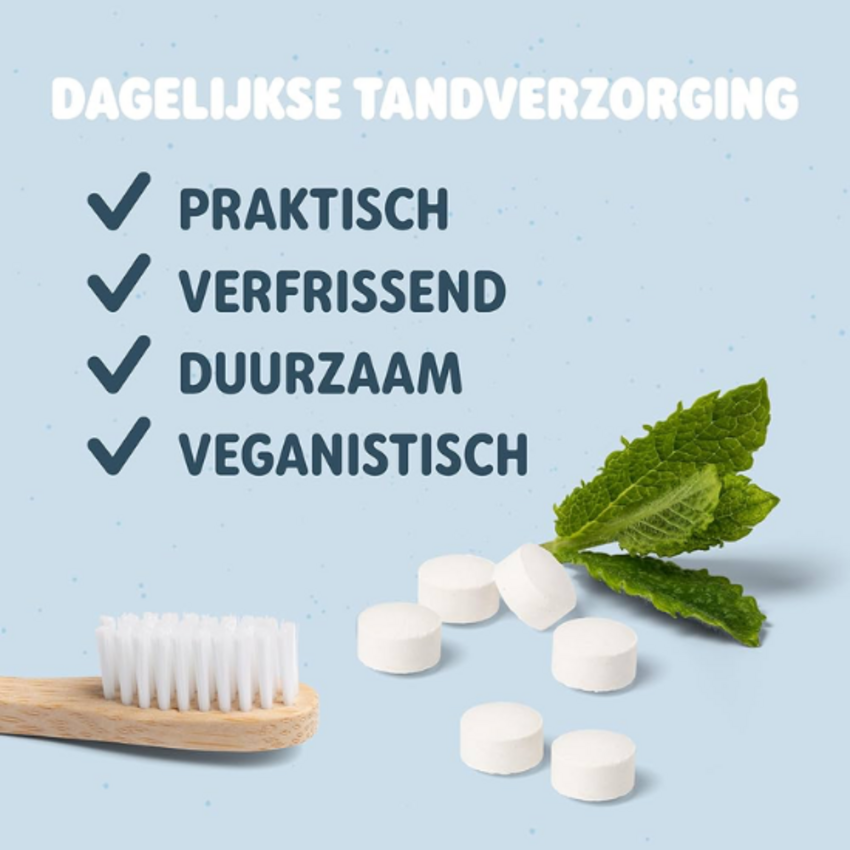 Smyle Smyle Tandpasta Tabs - Zonder Fluoride - Flesje 65 stuks