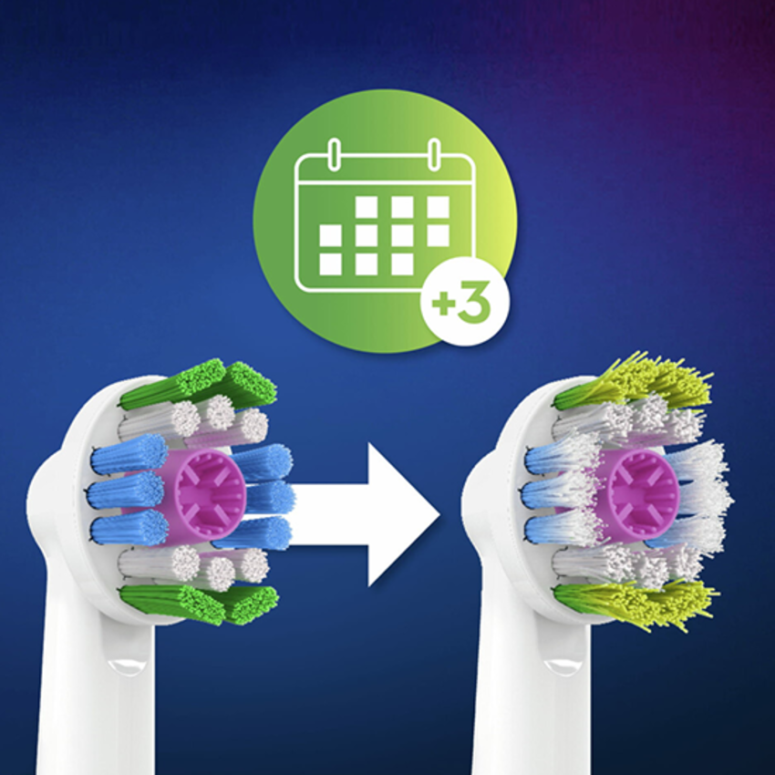 Oral-B Oral-B 3D-White 3 stuks - CleanMaximiser opzetborstels