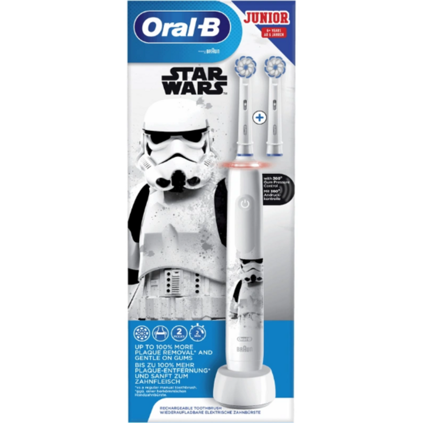 Oral-B Oral-B JUNIOR 6+ Star Wars + 1 extra opzetborstel