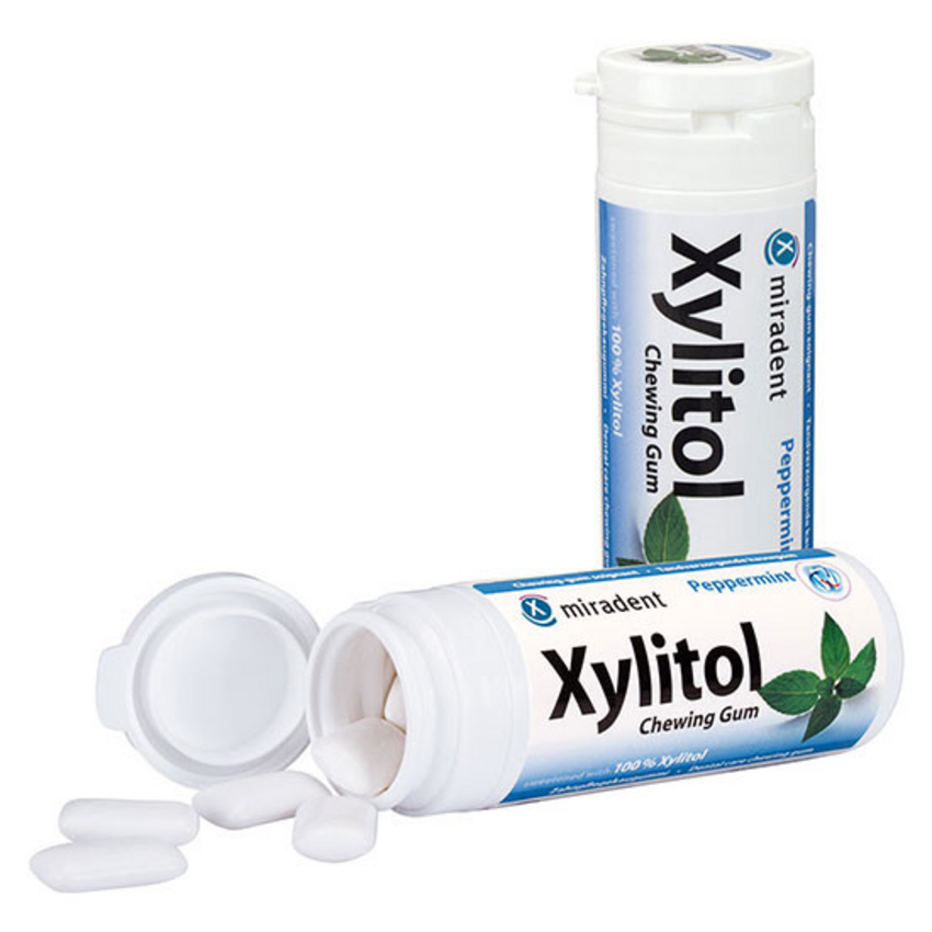 Miradent Miradent Xylitol Kauwgom Pepermunt - 30 stuks