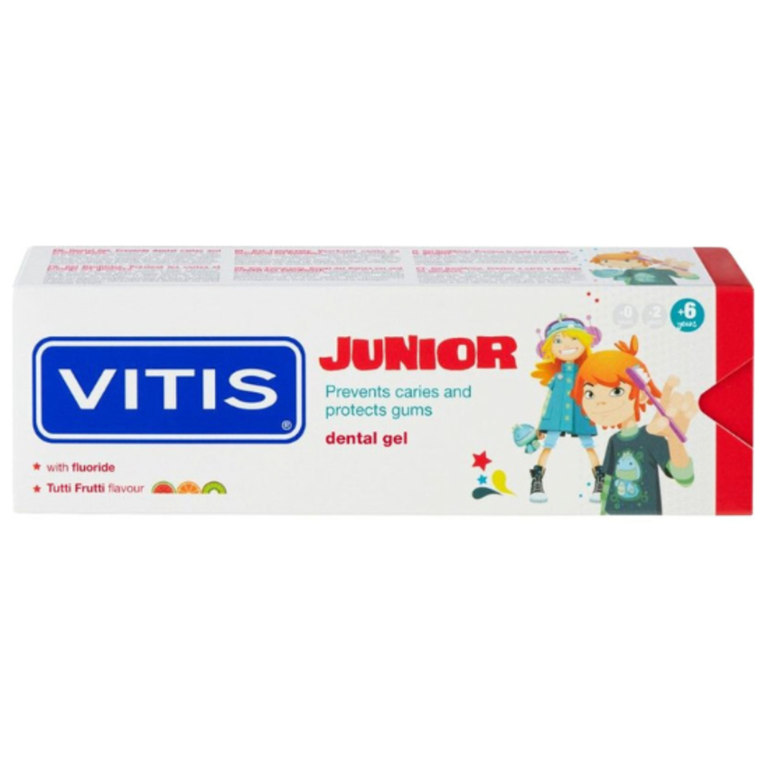 Vitis Vitis Junior Tutti Frutti Gel Tandpasta - 75 ml