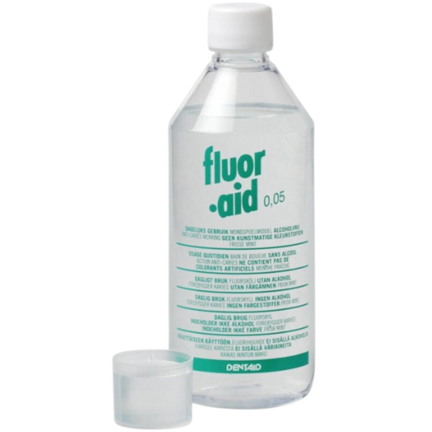 Fluor Aid Fluor Aid 0,05% Mondspoelmiddel - 500 ml