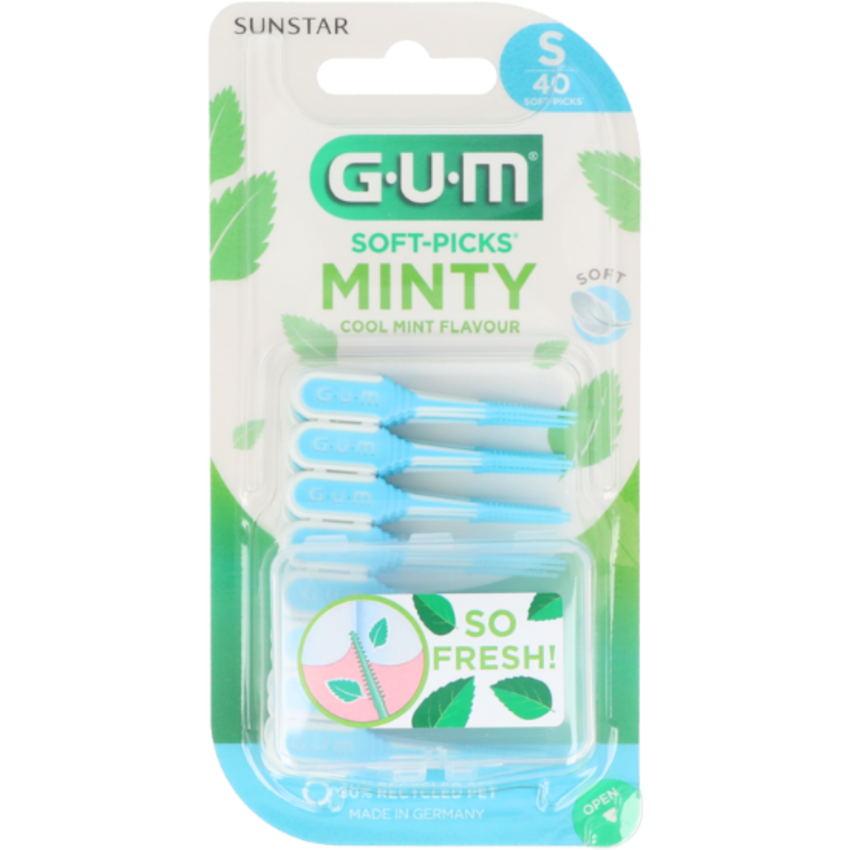 GUM GUM Soft-Picks Comfort Flex Cool Mint Small - 40 stuks