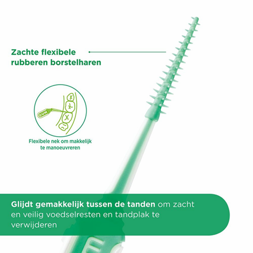 GUM GUM Soft-Picks Comfort Flex Cool Mint Small - 40 stuks