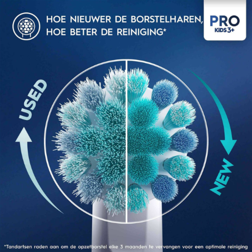 Oral-B Oral-B PRO Kids 3+ Frozen opzetborstels - 4 stuks