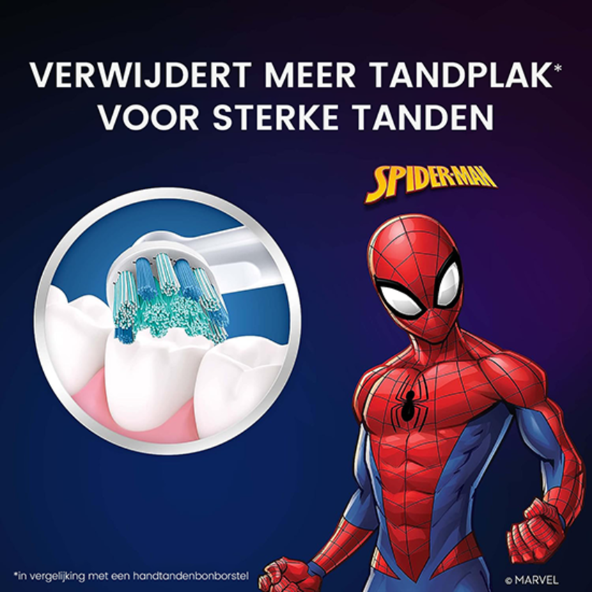 Oral-B Oral-B Kids Spider-Man opzetborstels - 3 stuks