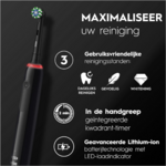 Oral-B PRO 3 3500 Black Design Edition + Floral Reisetui Oral-B Oral-B PRO 3 3500 Black Design Edition + Floral Reisetui
