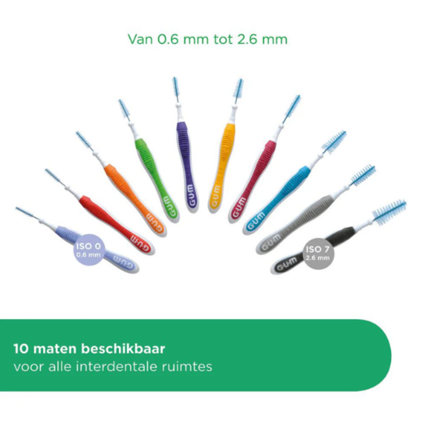 GUM GUM Trav-Ler 2.6 mm zwart - 4+1 Gratis