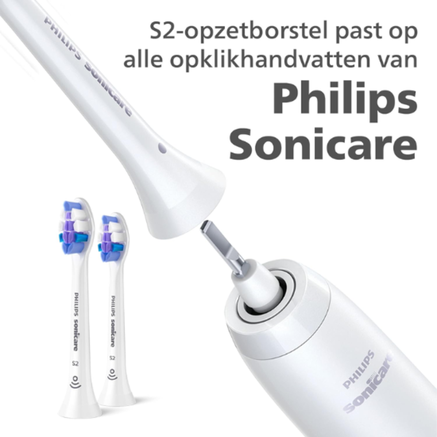 Philips Philips Sonicare S2 Sensitive opzetborstels HX6054/10 - 4 stuks