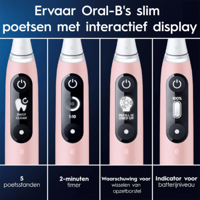 Oral-B Oral-B iO Series 6N Pink Sand Elektrische Tandenborstel