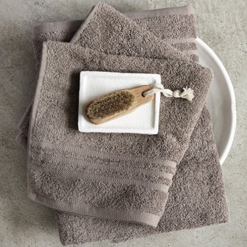 Byrklund Byrklund Gastendoekjes 30x50 cm Taupe - 2 stuks