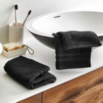 Byrklund Byrklund Gastendoekjes 30x50 cm Antraciet - 2 stuks