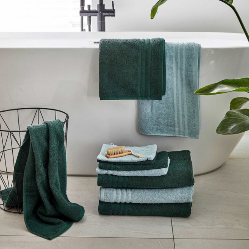 Byrklund Byrklund Washandjes 16x21 cm Zeeblauw - 4 stuks