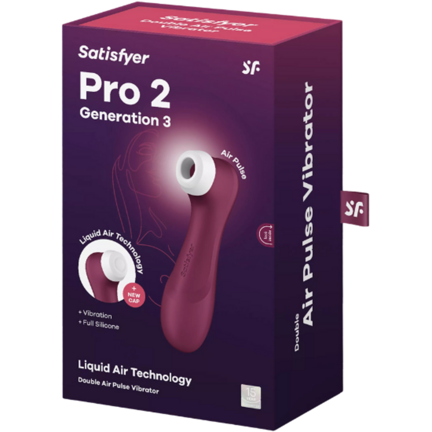 Satisfyer Satisfyer Pro 2 - Generation 3 - Wijnrood