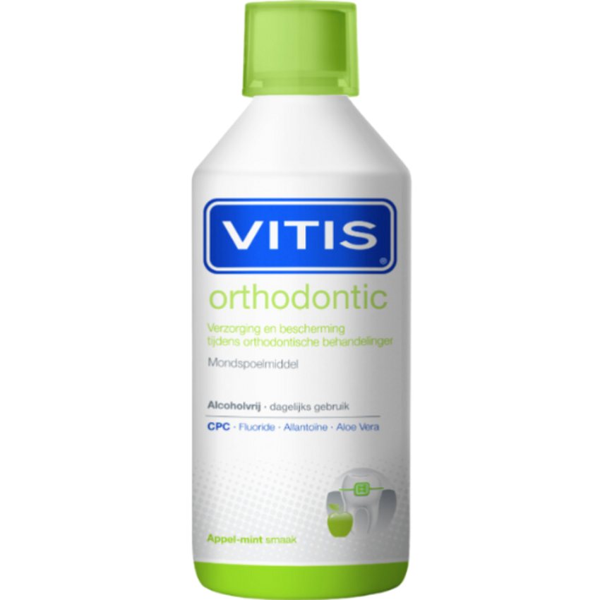 Vitis Vitis Orthodontic Kit - Mondwater + Tandpasta + Beugelwax