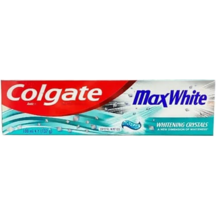Colgate MaxWhite Whitening Crystals Tandpasta – 4 x 100 ml Colgate Colgate MaxWhite Whitening Crystals Tandpasta – 4 x 100 ml