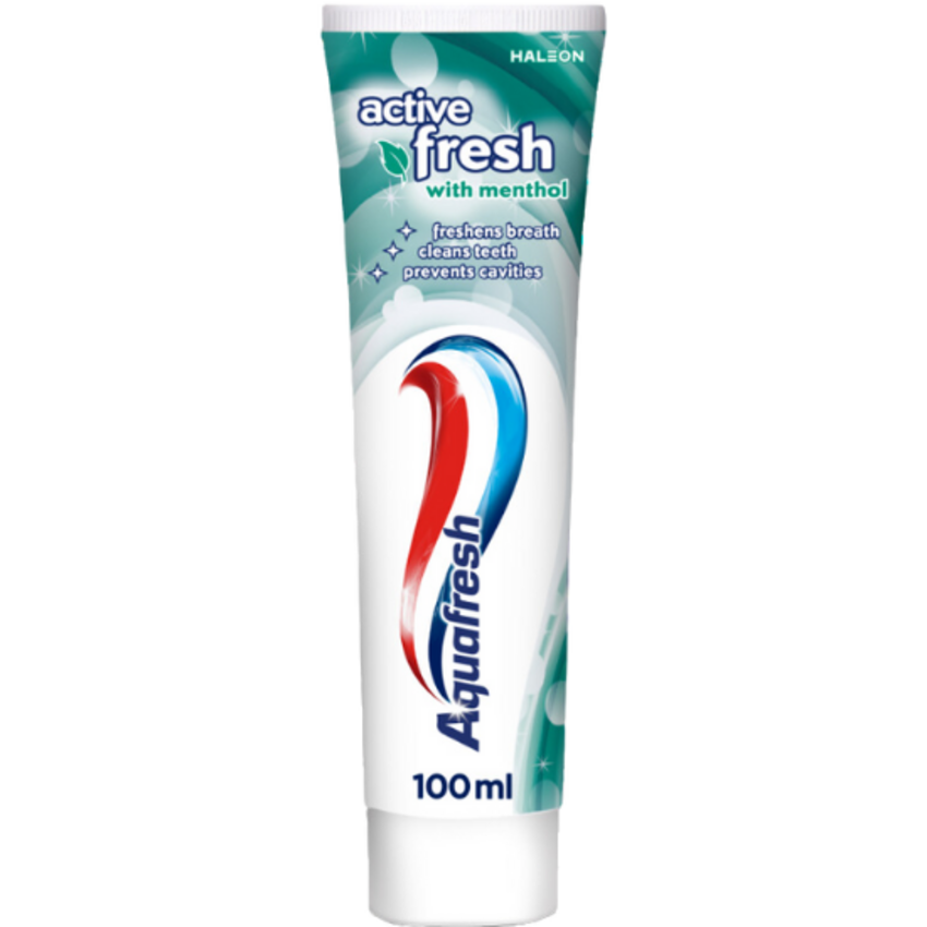 Aquafresh Aquafresh Active Fresh Menthol Tandpasta – 4 x 100 ml