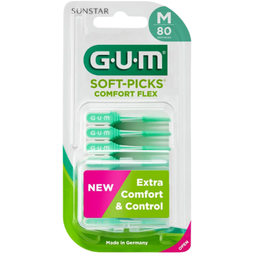 GUM GUM Soft-Picks Comfort Flex Regular – 3 x 80 stuks