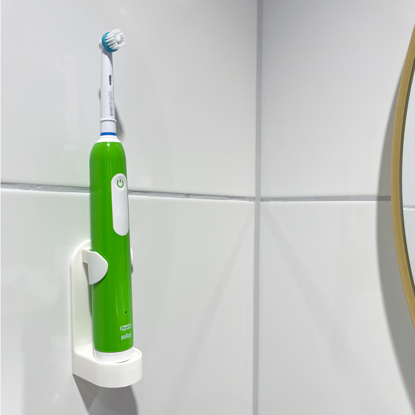 Everbright Tandenborstelhouder Wand Zelfklevend - Wit