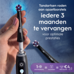 Oral-B Oral-B iO Radiant White opzetborstels - Black - 4 stuks