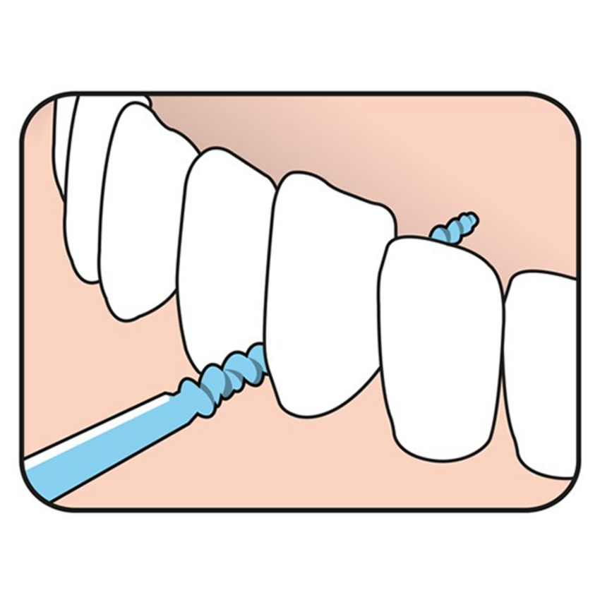 TePe TePe EasyPick M/L Blauw - 36 stuks