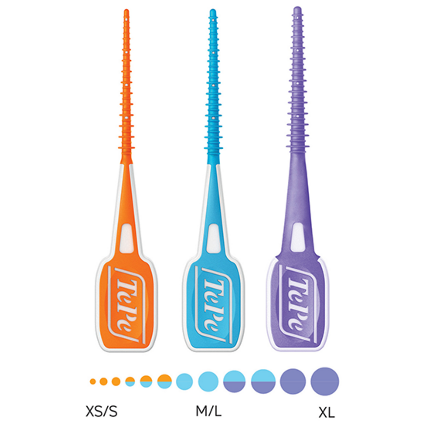 TePe TePe EasyPick M/L Blauw - 36 stuks