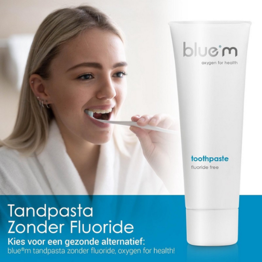 BlueM BlueM Tandpasta 75 ml - Zonder Fluoride