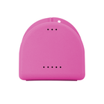 Gebitsbakje voor Protheses, Beugels, Bitjes - Roze - Medium