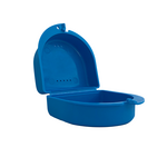 Gebitsbakje voor Protheses, Beugels, Bitjes - Lichtblauw - Medium