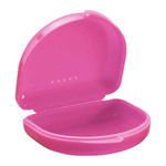 Gebitsbakje voor Beugels en Bitjes - Felroze - Small