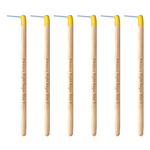 Piksters Bamboo Piksters Interdental Brushes Right Angle Regular - Geel - 6 stuks