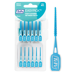 TePe EasyPick M/L Blauw - 36 stuks