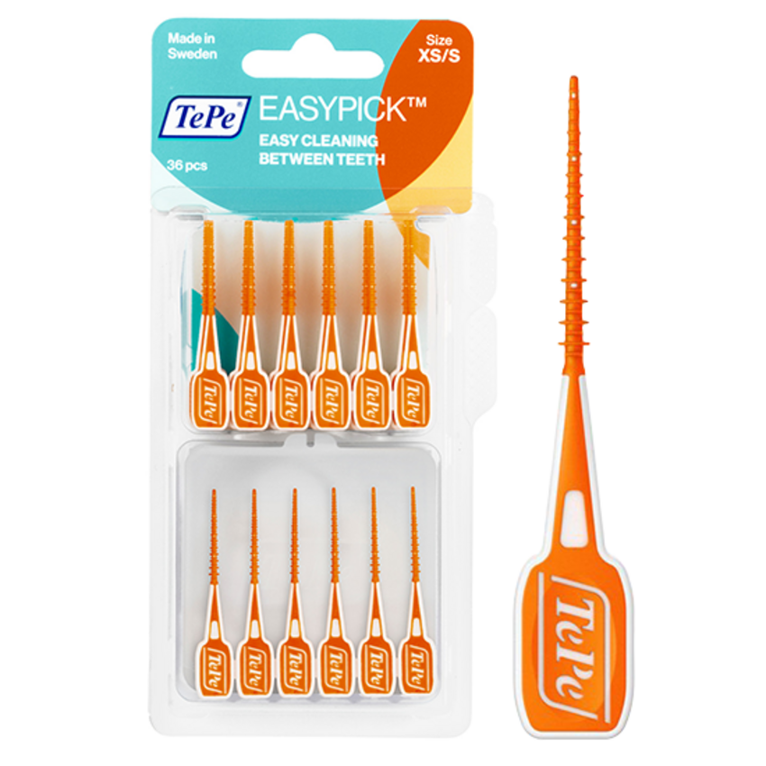 TePe TePe EasyPick XS/S Oranje - 36 stuks