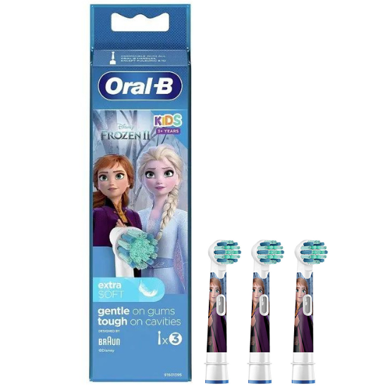 Tandenborstel.com Oral-B Kids Frozen opzetborstels - 3 stuks aanbieding