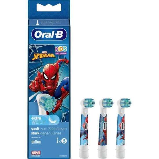 Oral-B Oral-B Kids Spider-Man opzetborstels - 3 stuks