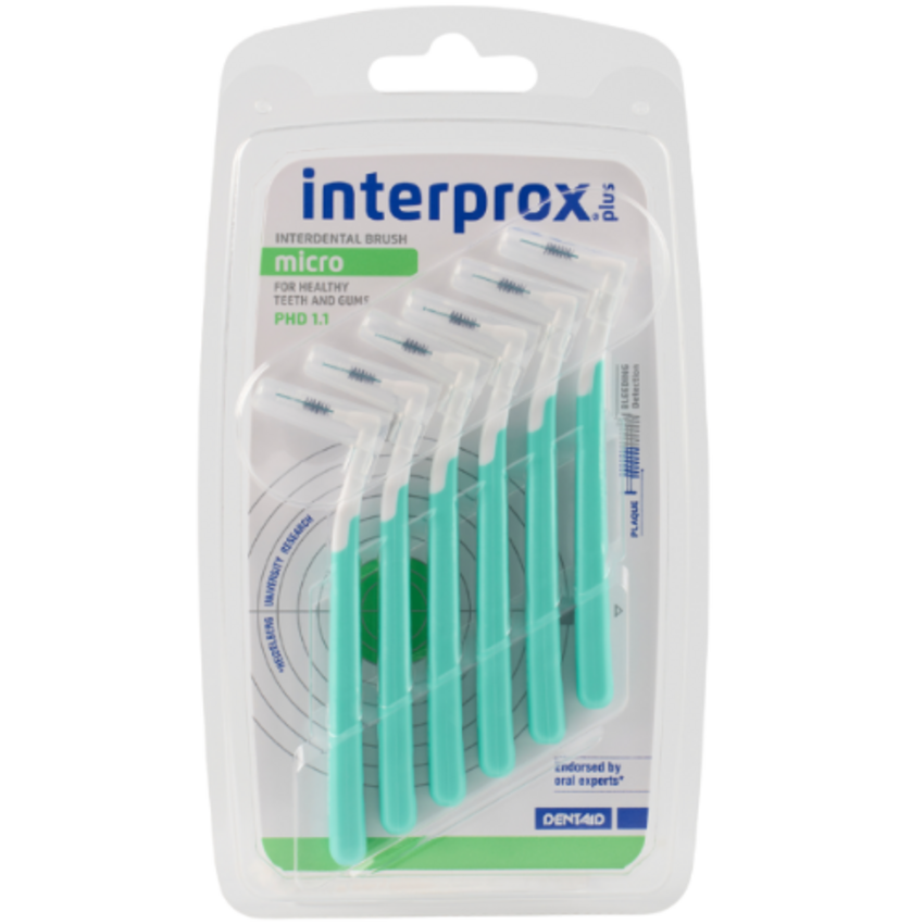 Interprox Interprox Plus Micro Groen PHD 1.1 mm Ragers - 6 stuks