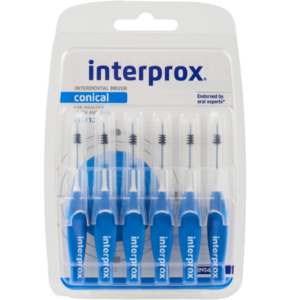 Interprox Ragers Conical Blauw PHD 1.7 mm - 6 stuks
