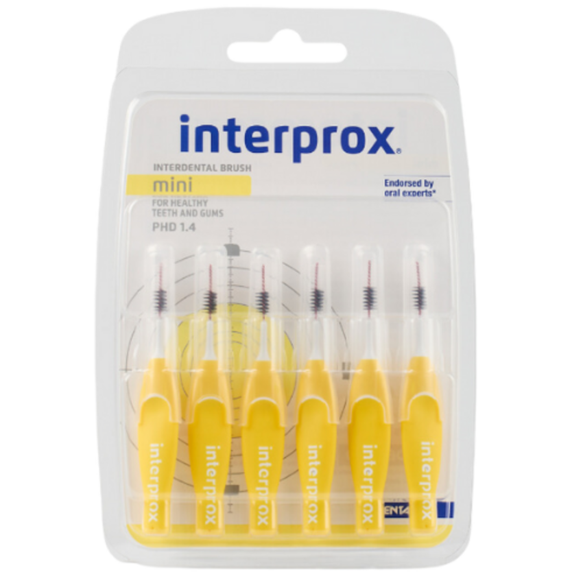 Interprox Interprox Ragers Mini Geel PHD 1.4 mm - 6 stuks